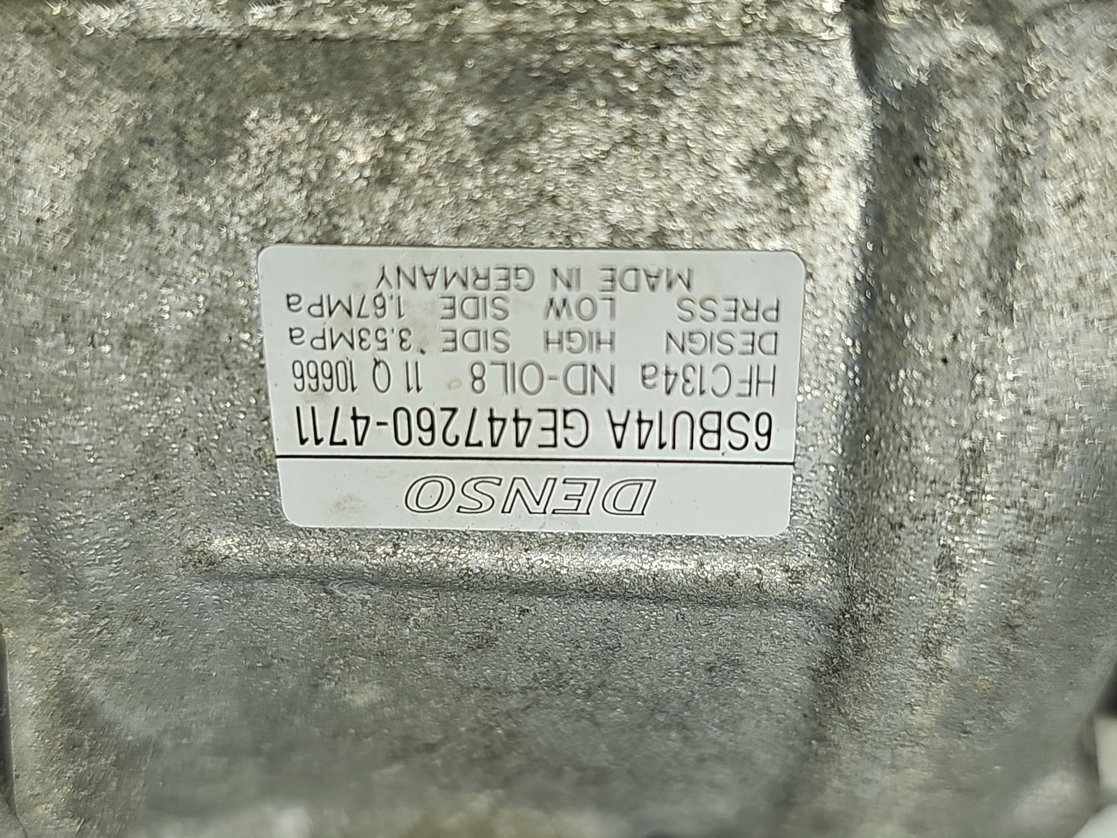 Compresor clima Bmw 5 GT (F07) [Fabr 2011-2016] GE447260-4711 2.0 N47D20 135KW / 184CP - imagine 6