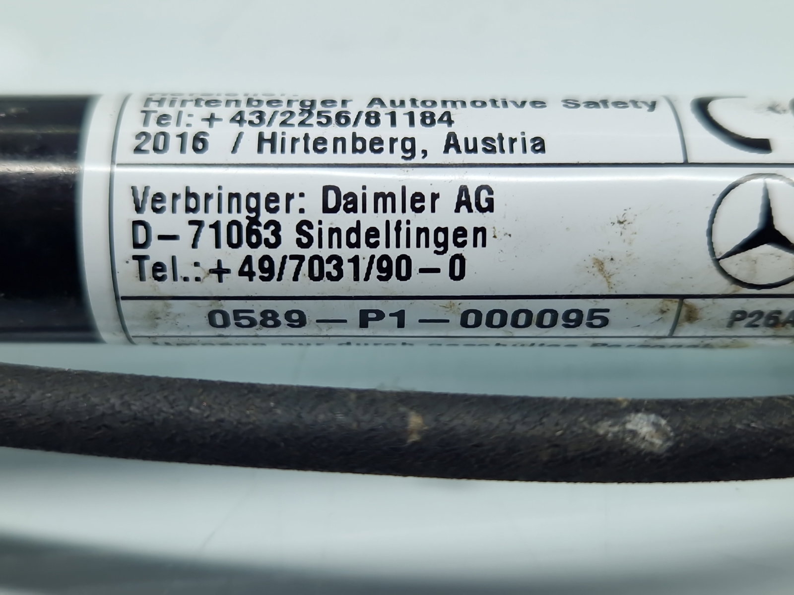 Senzor impact Mercedes Clasa A (W176) [Fabr 2012-2018] 0589-P1-000095 - imagine 6