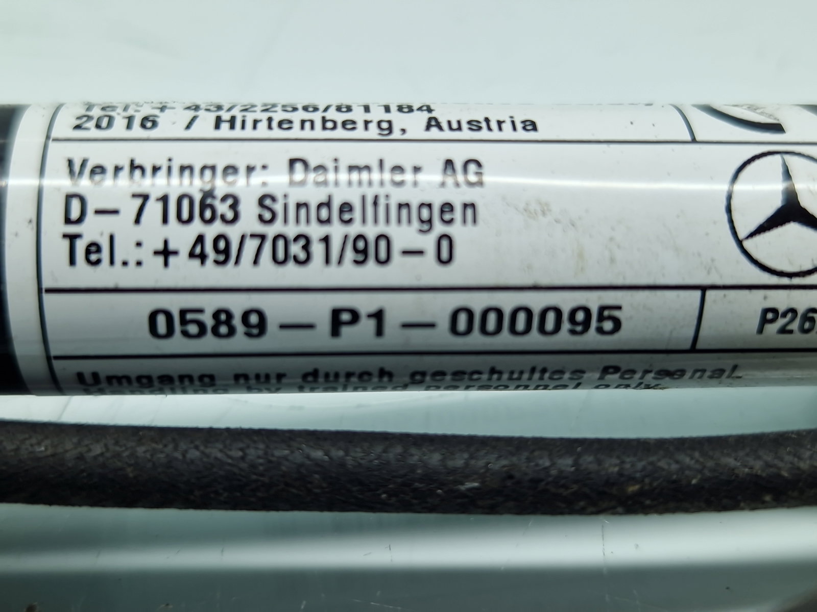 Senzor impact Mercedes Clasa A (W176) [Fabr 2012-2018] 0589-P1-000095 - imagine 6