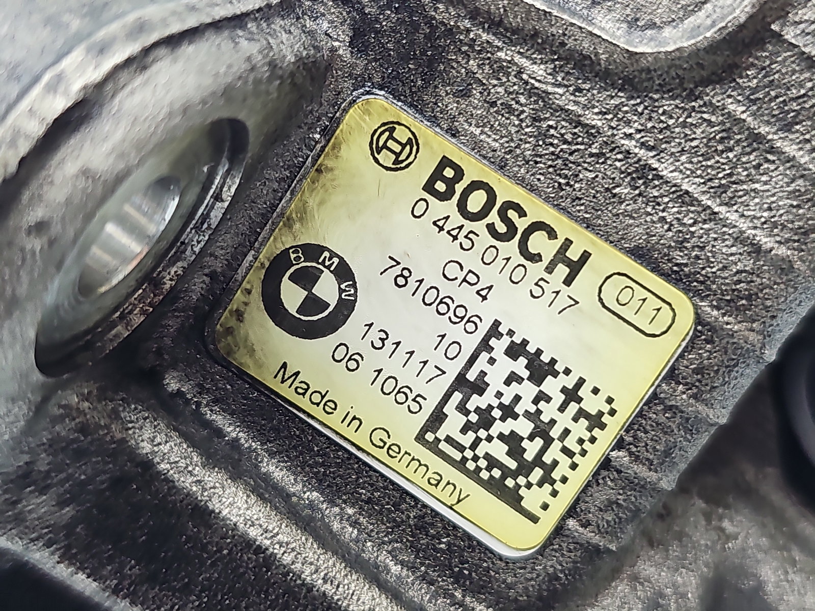 Pompa inalta presiune Bmw 5 GT (F07) [Fabr 2011-2016] 7810696-10 / 0445010517 2.0 N47D20 135KW / 184CP - imagine 5