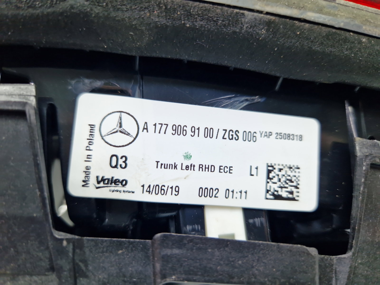 Stop haion stanga Mercedes Clasa A (W177) [Fabr 2019-2024] A1779069100 - imagine 5