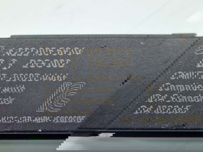 Amplificator antena Mercedes Clasa A (W176) [Fabr 2012-2018] A2229055804