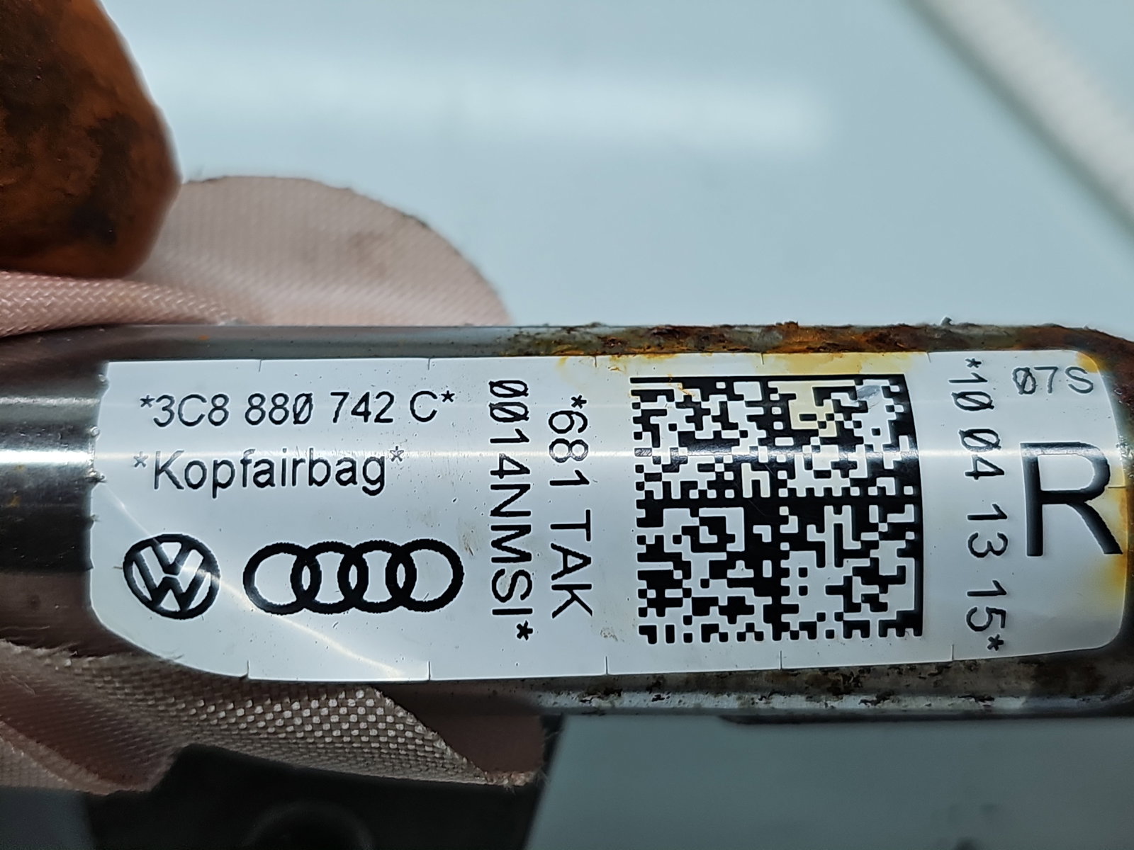 Airbag cortina dreapta Volkswagen Passat CC (358) [Fabr 2012-2016] 3C8880742C - imagine 5