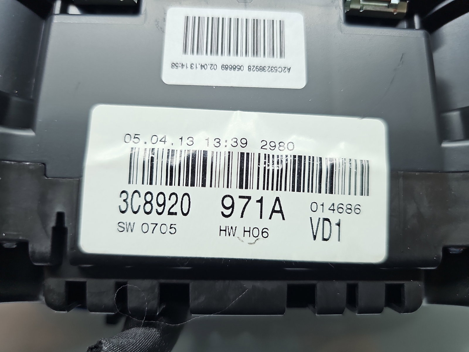 Ceas bord Volkswagen Passat CC (358) [Fabr 2012-2016] 3C8920971A - imagine 5