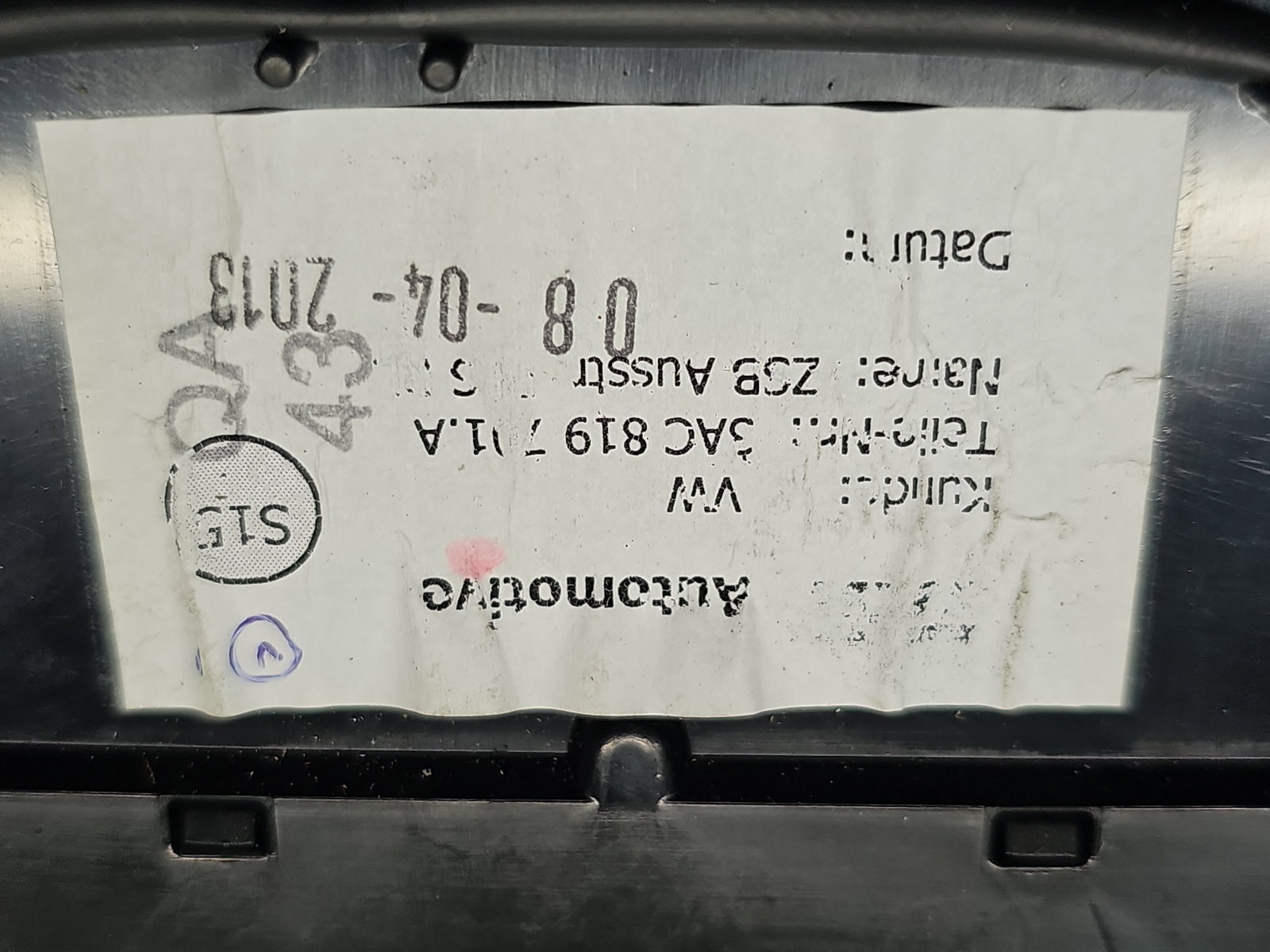 Grila aerisire stanga Volkswagen Passat CC (358) [Fabr 2012-2016] 3AC819701A - imagine 5