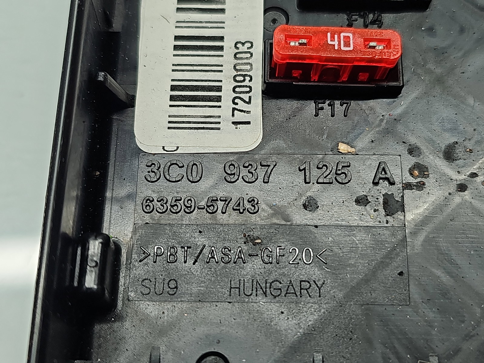 Panou sigurante Volkswagen Passat CC (358) [Fabr 2012-2016] 3C0937125A - imagine 6