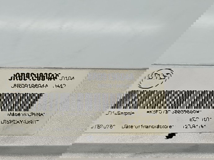 Display bord AUDI A4 (8K2, B8.5) [Fabr 2008-2015] 8R0919604A