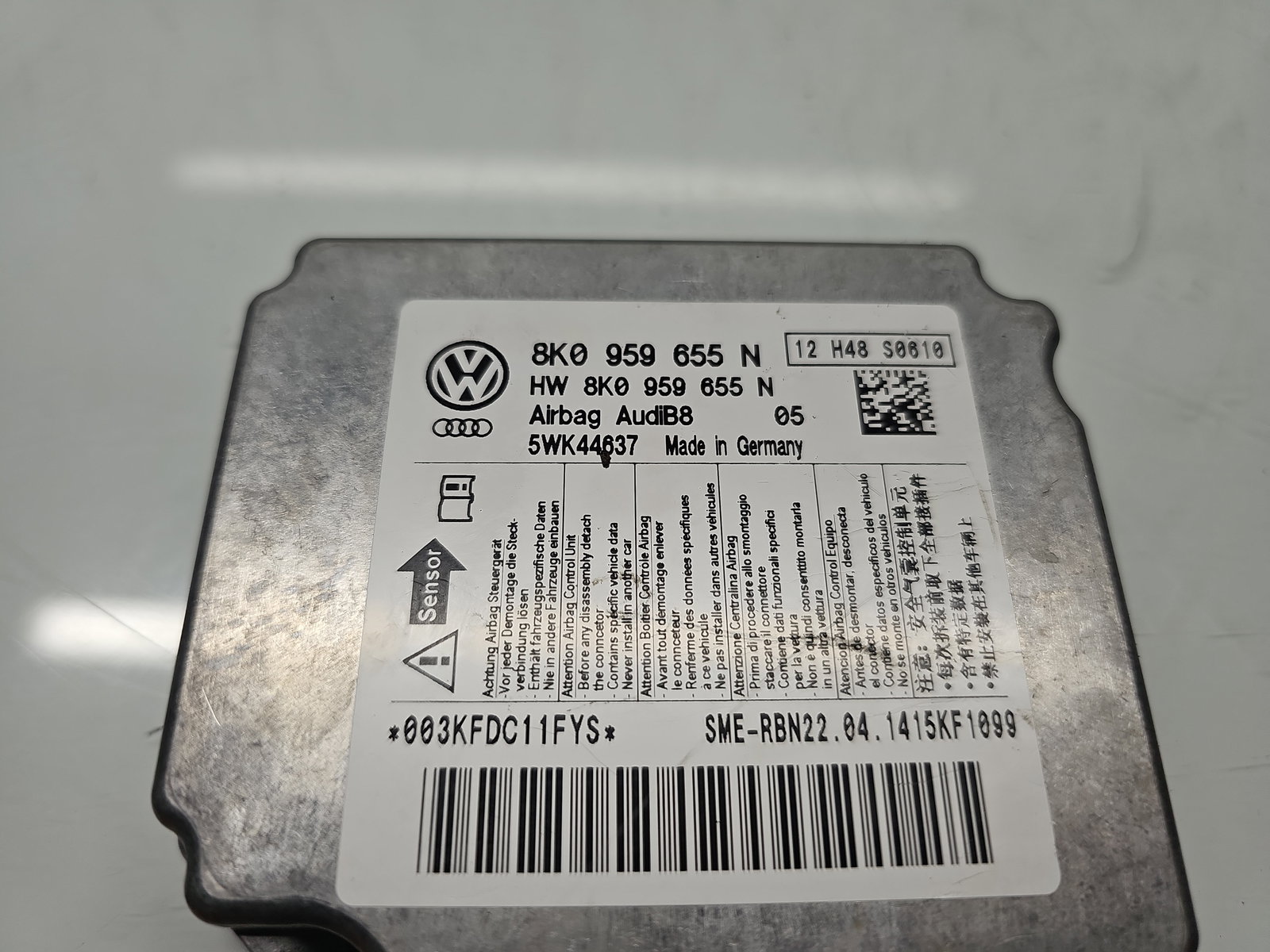 Calculator airbag AUDI A4 (8K2, B8.5) [Fabr 2008-2015] 8K0959655N 2.0 TDI CGLC 130KW / 177CP - imagine 4