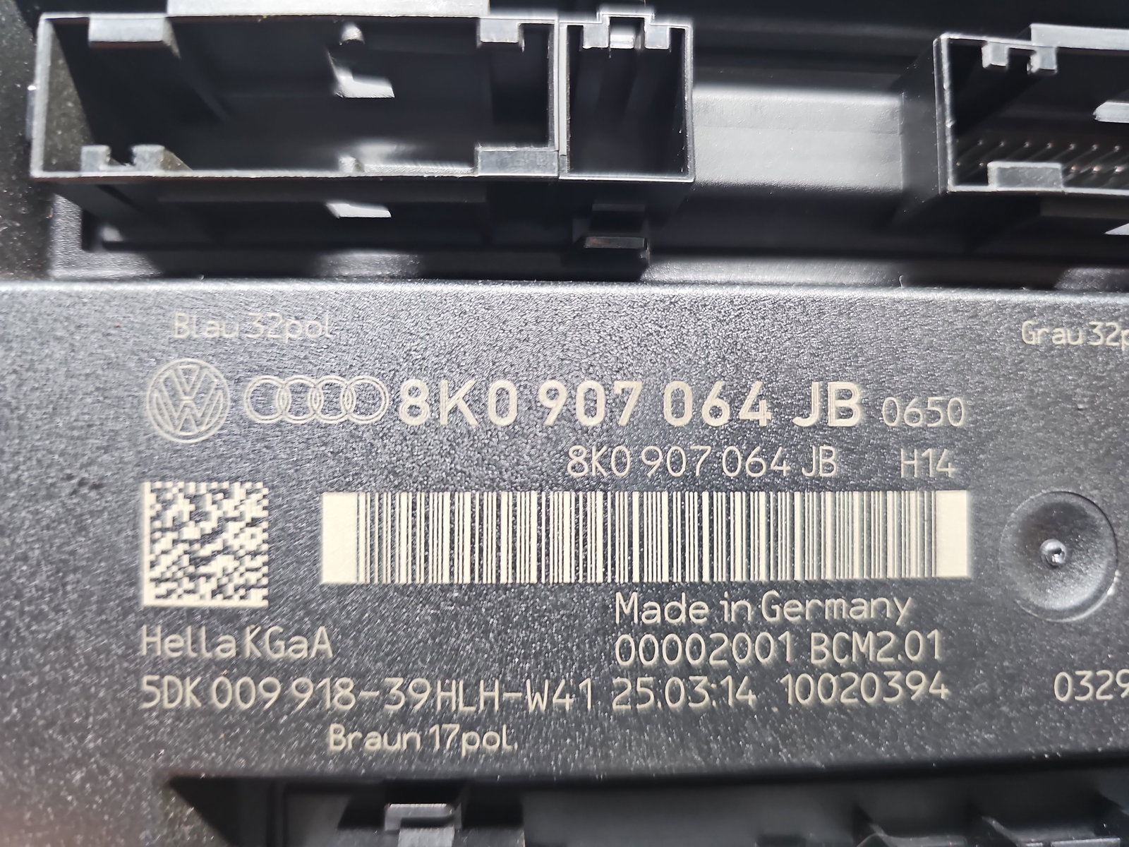 Modul confort AUDI A4 (8K2, B8.5) [Fabr 2008-2015] 8K0907064JB - imagine 4