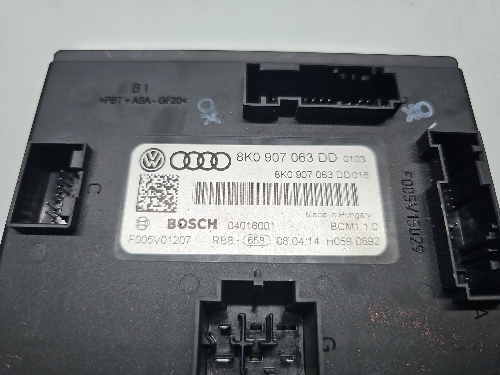 Modul confort AUDI A4 (8K2, B8.5) [Fabr 2008-2015] 8K0907063DD - imagine 4