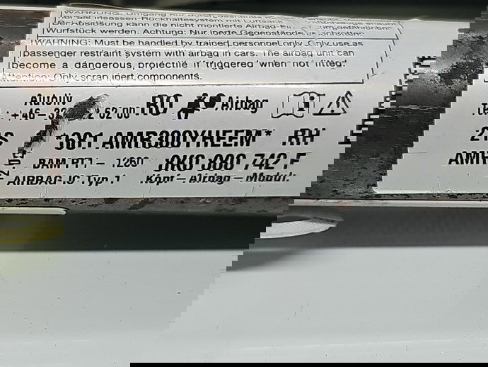 Airbag cortina dreapta AUDI A4 (8K2, B8.5) [Fabr 2008-2015] 8K0880742F