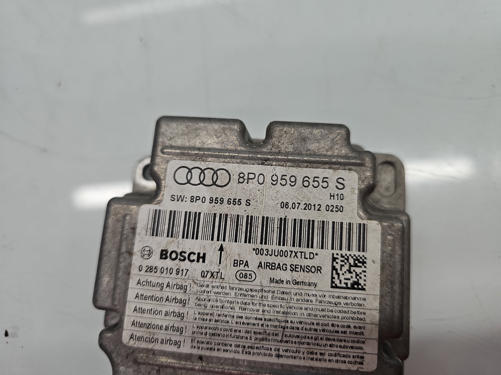 Calculator airbag AUDI A3 Sportback (8PA) [Fabr 2004-2013] 8P0959655S 2.0 TDI CFFB 103KW / 140CP - imagine 4