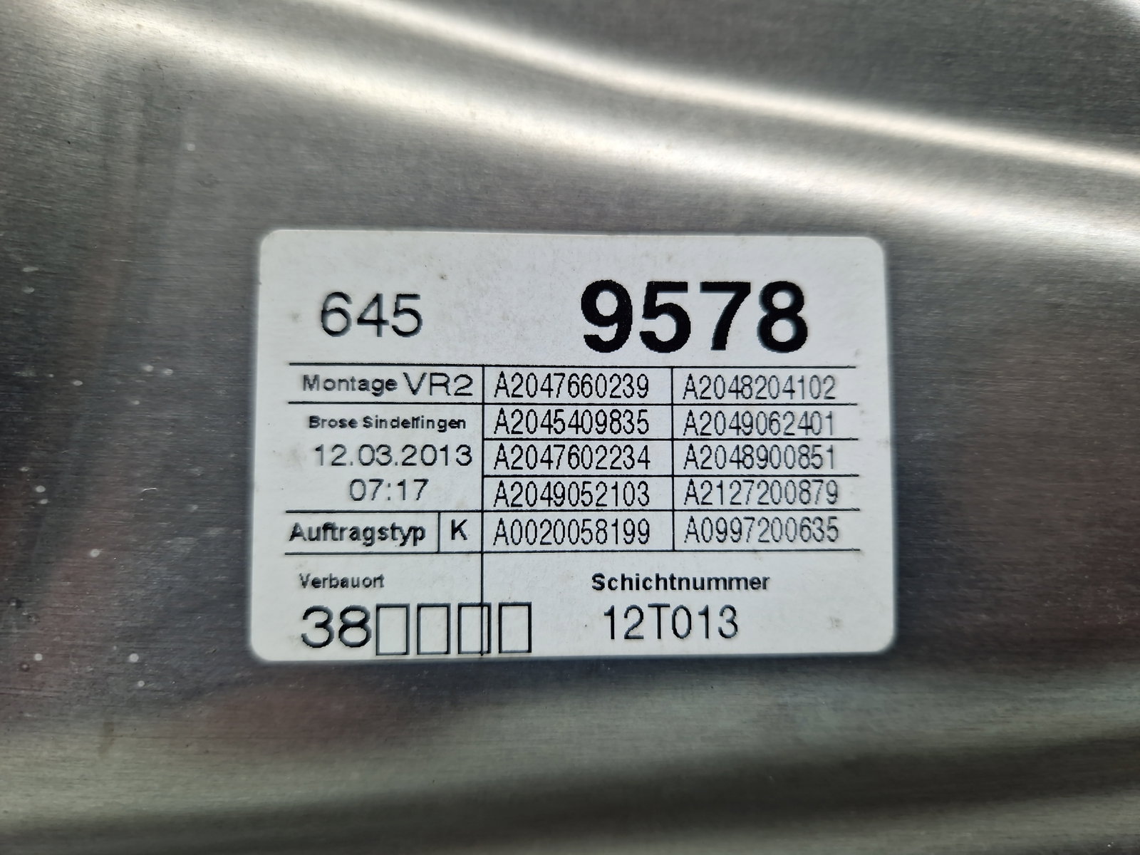 Macara electrica geam dreapta fata Mercedes Clasa C (W204) [Fabr 2007-2014] Berlina Facelift, AMG A2047660239 - imagine 4