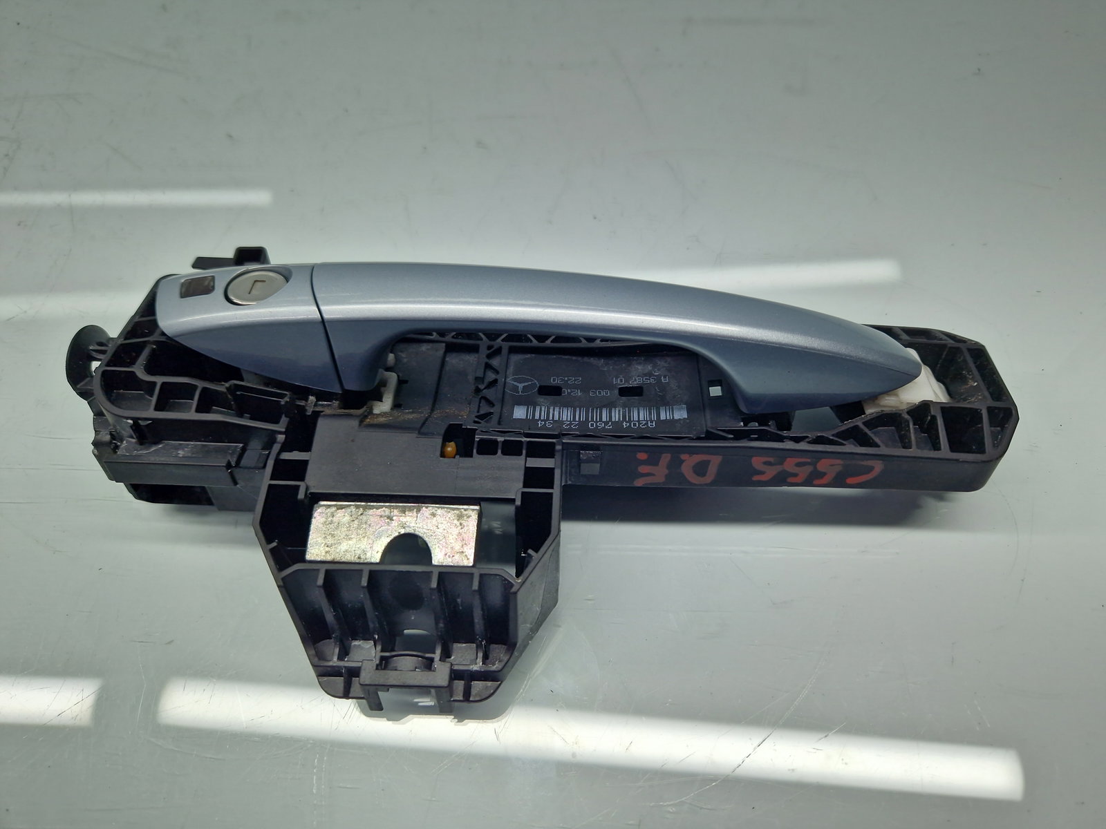 Maner usa dreapta fata Mercedes Clasa C (W204) [Fabr 2007-2014] Berlina Facelift, AMG 988U Argintiu Diamat - imagine 5