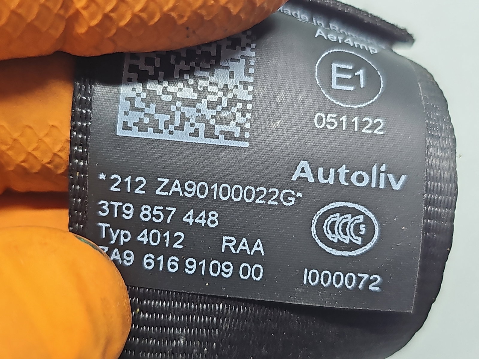 Centura dreapta fata Skoda Superb II (3T5) [Fabr 2009-2015] 3T9857448 - imagine 5