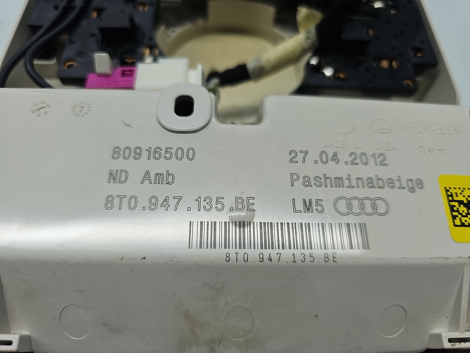 Plafoniera fata AUDI A5 (8T3) [Fabr 2007-2015] 8T0947135BE - imagine 2