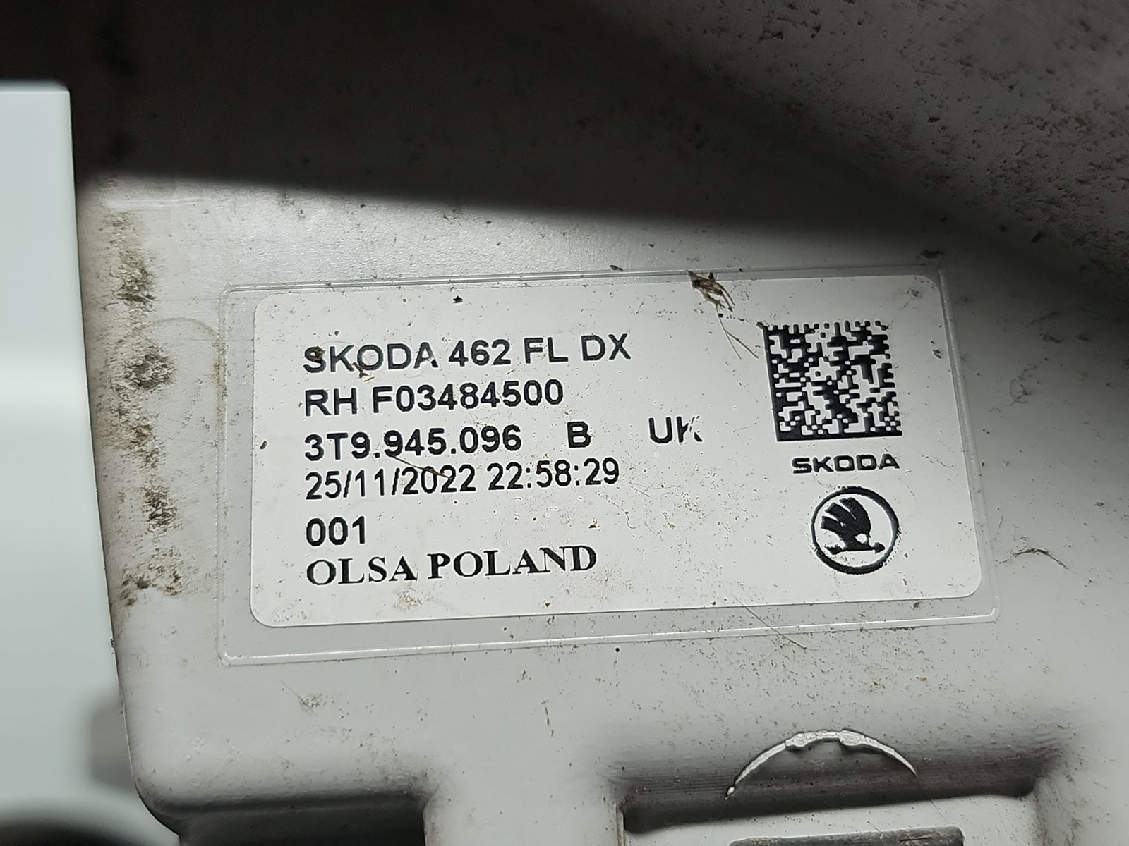 Stop aripa dreapta Skoda Superb II (3T5) [Fabr 2009-2015] Break Facelift 3T9945096B - imagine 7