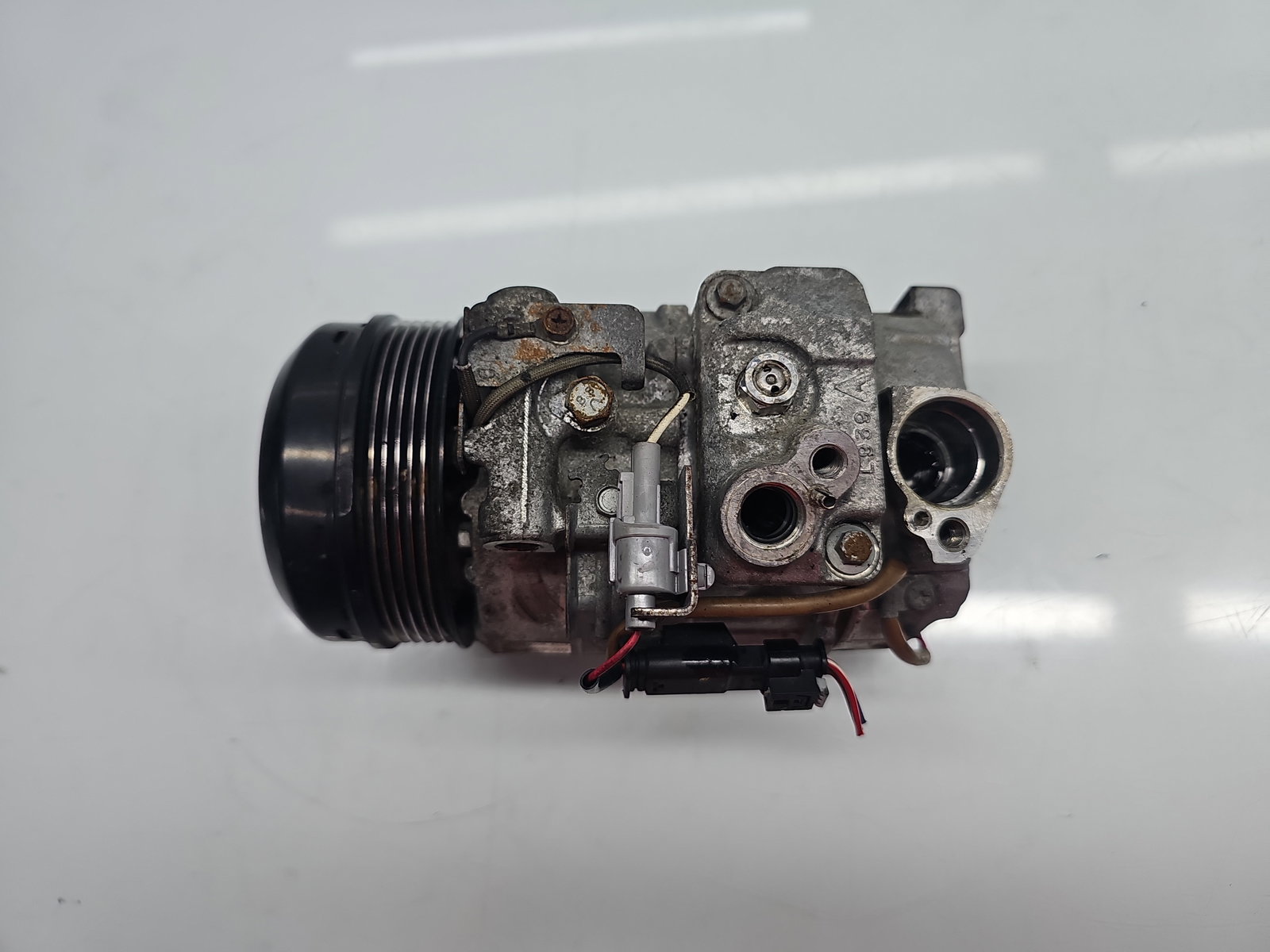 Compresor clima Mercedes Clasa C (W204) [Fabr 2007-2014] A0008302700 2.2 CDI 651911 150KW / 204CP - imagine 2