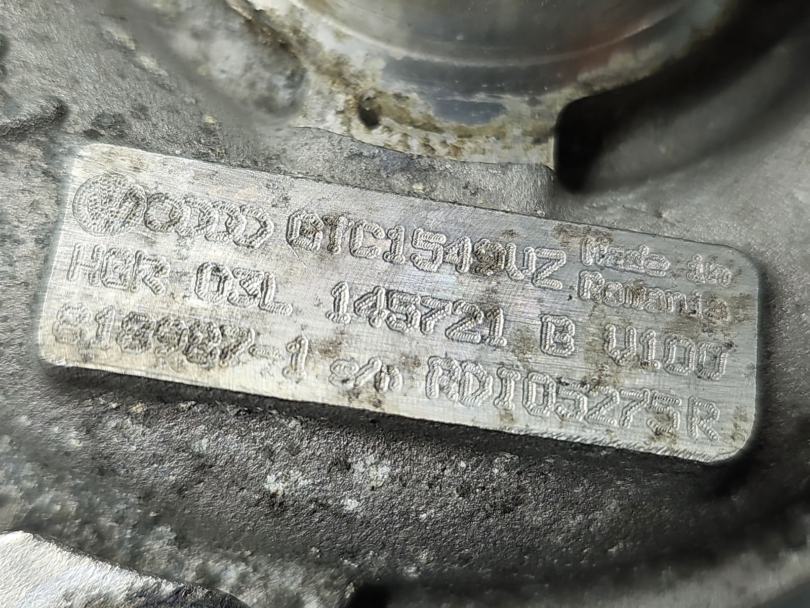 Turbina AUDI A6 (4G5, C7) [Fabr 2011-2017] 03L145721B 2.0 TDI CGLC 130KW / 177CP - imagine 2