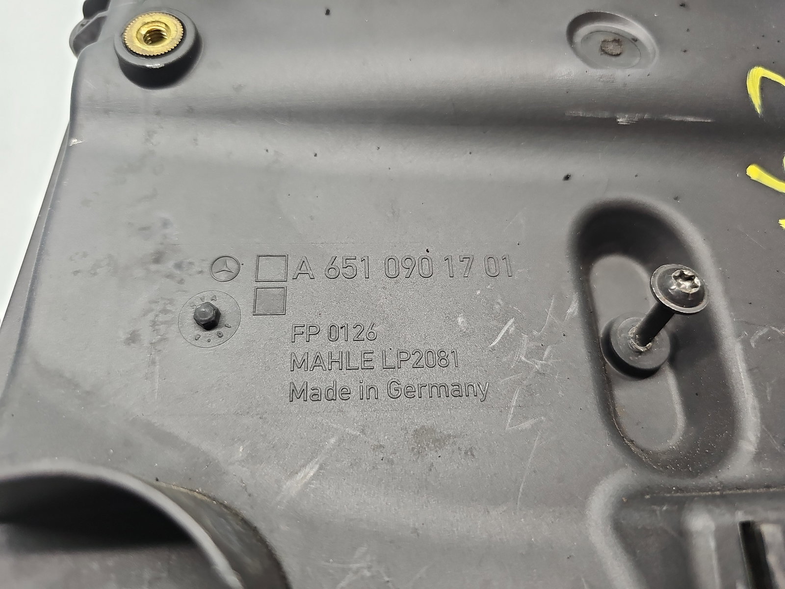 Carcasa filtru aer Mercedes Clasa C (W204) [Fabr 2007-2014] A6510901701 2.2 CDI 651911 150KW / 204CP - imagine 5