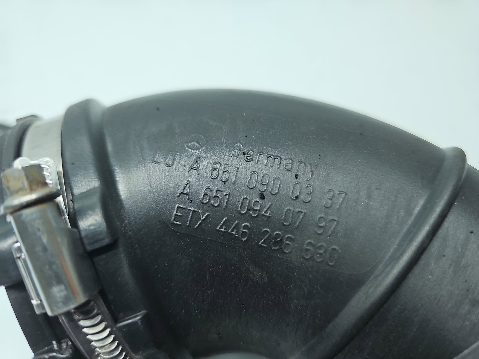 Tub admisie aer Mercedes Clasa C (W204) [Fabr 2007-2014] A6510900337 2.2 CDI 651911 150KW / 204CP - imagine 6