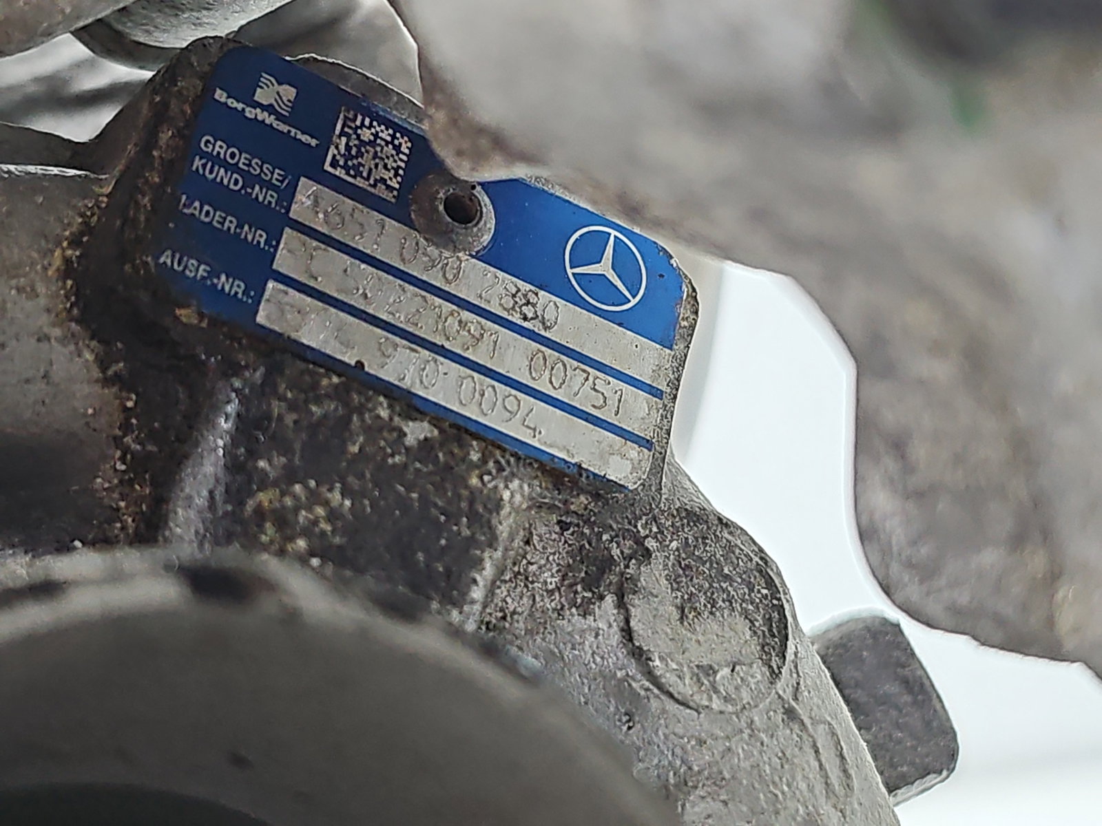 Turbina Mercedes Clasa C (W204) [Fabr 2007-2014] A6510905780/A6510902880 2.2 CDI 651911 150KW / 204CP - imagine 9