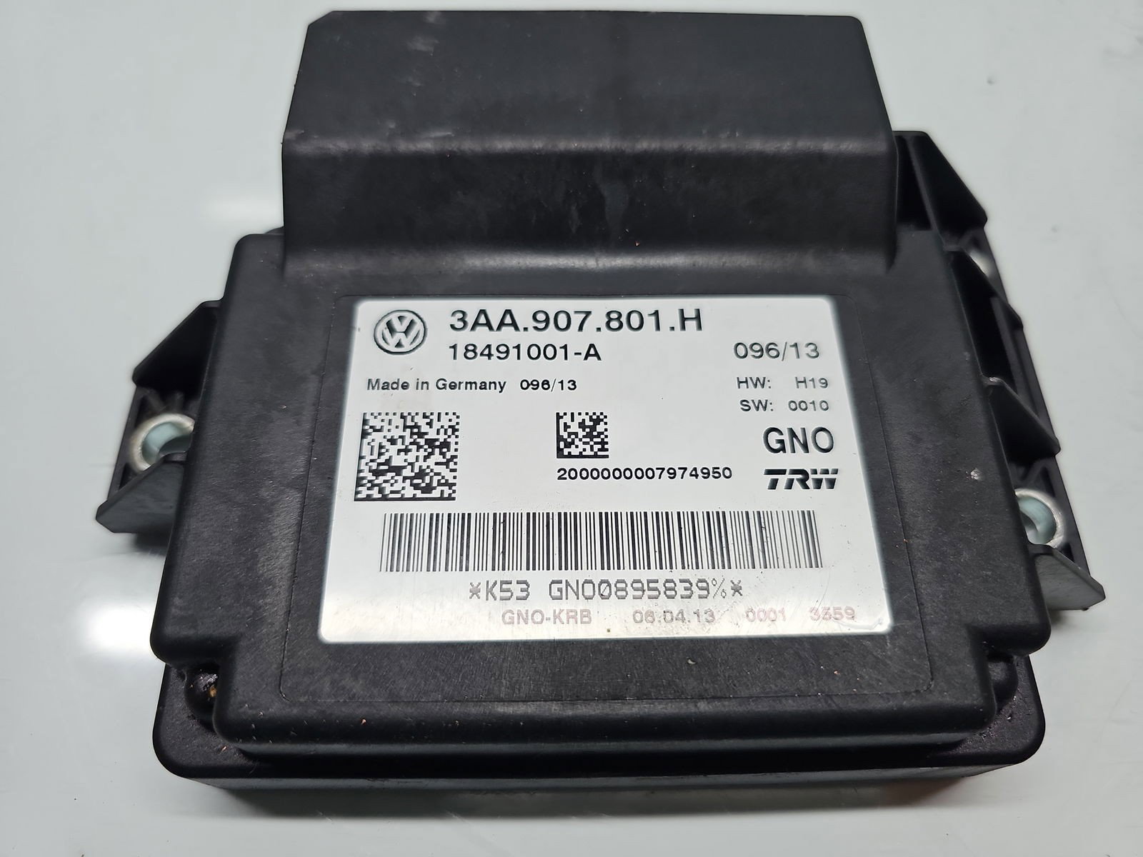 Calculator frana de mana Volkswagen Passat B7 (362) [Fabr 2010-2014] 3AA907801H 2.0 TDI CFFB 103KW / 140CP - imagine 2