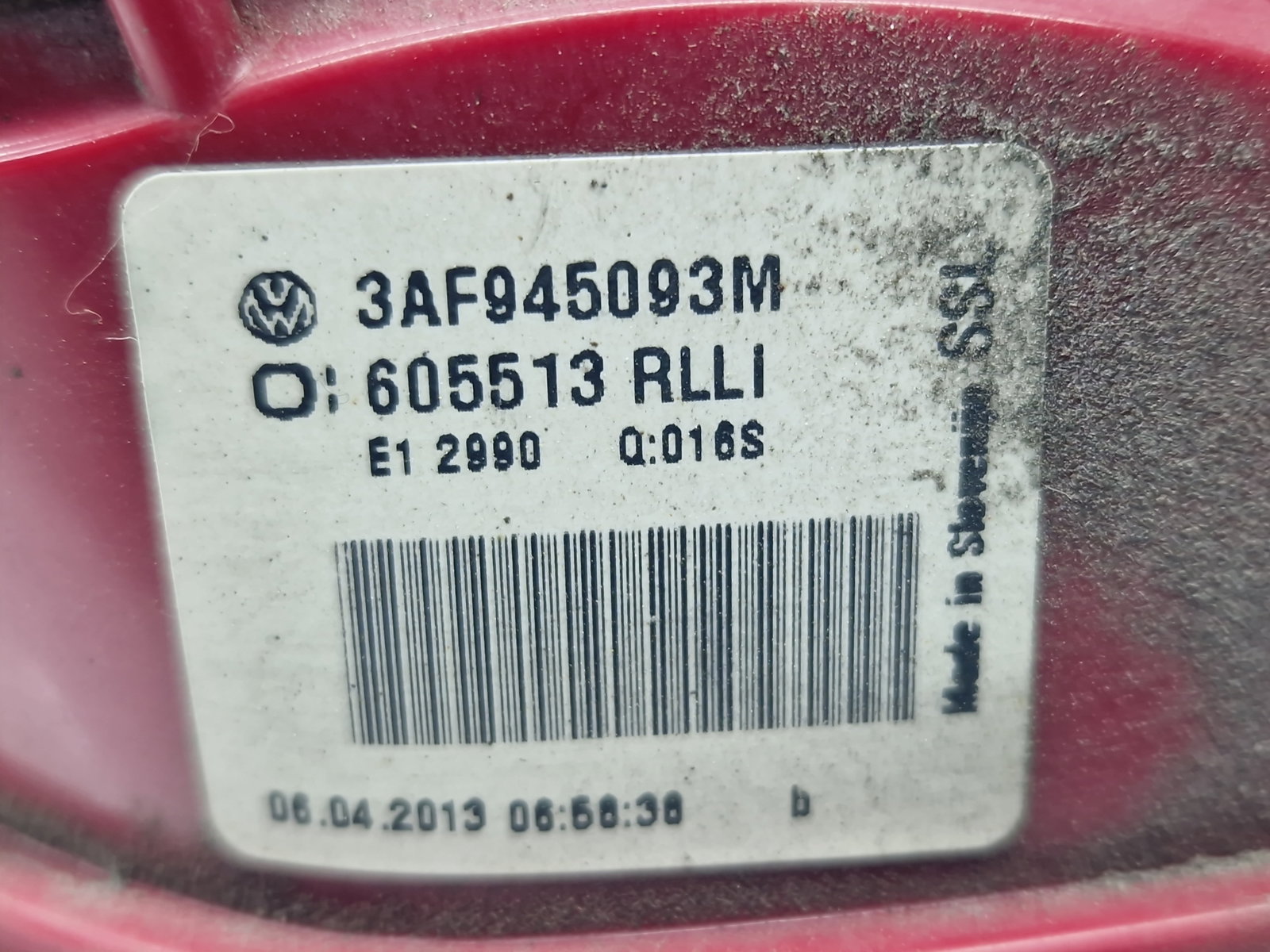Stop haion stanga Volkswagen Passat B7 (365) [Fabr 2010-2014] Break 3AF945093M - imagine 6