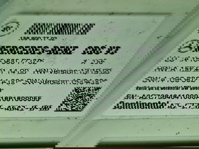  Modul confort Mercedes Clasa GLA (X156) [Fabr 2013-prezent] A1569007702