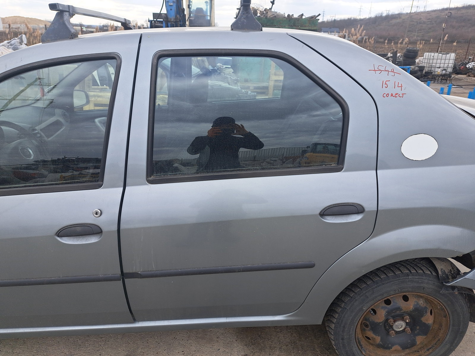 Usa stanga spate Dacia Logan (LS) [Fabr 2004-2012] Berlina ALBASTRU - imagine 1