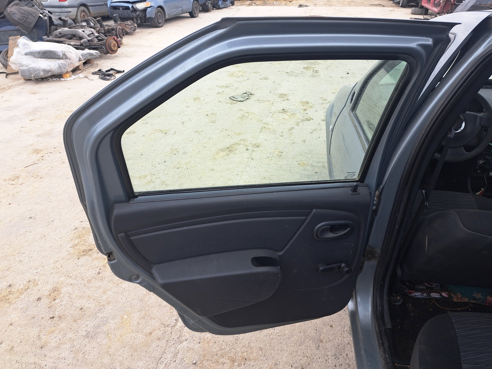 Usa stanga spate Dacia Logan (LS) [Fabr 2004-2012] Berlina ALBASTRU - imagine 2