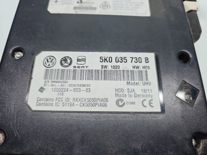  Modul confort Volkswagen Golf 6 (5K1) [Fabr 2009-2013] 5K0035730B