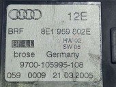 Motoras geam dreapta fata 8E1959802E Audi A4 (8EC, B7) [Fabr 2004-2008] 2.0 BLB