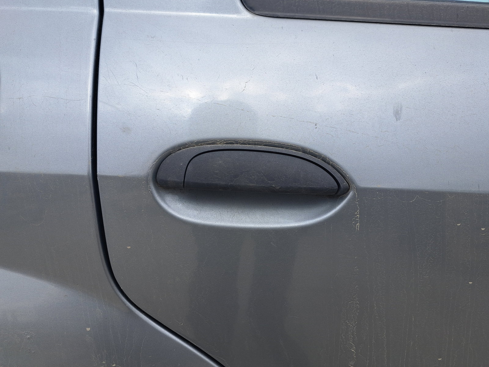 Maner usa dreapta spate Dacia Logan (LS) [Fabr 2004-2012] Berlina ALBASTRU