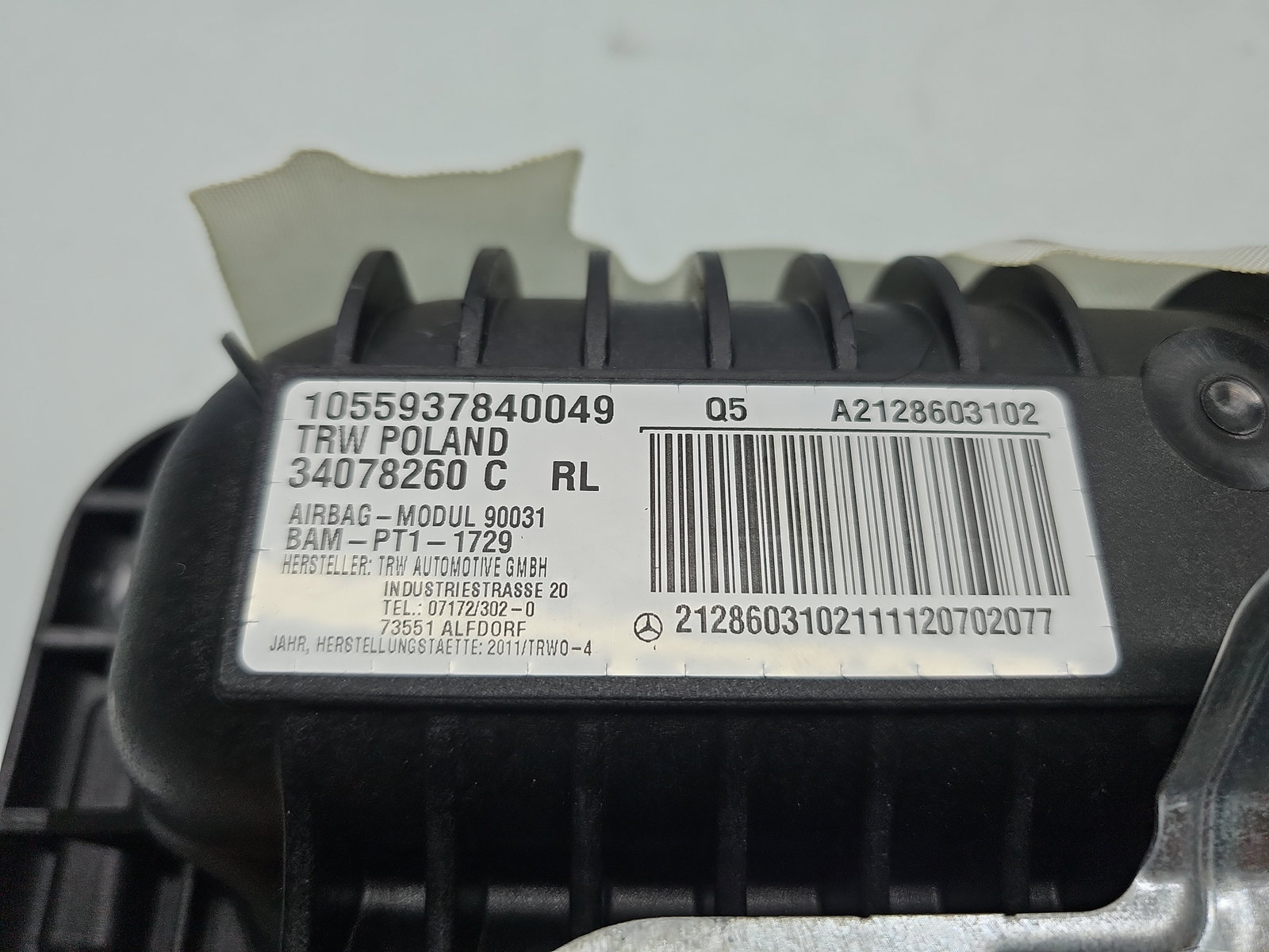 Airbag pasager Mercedes Clasa E (W212) [Fabr 2009-2016] A2128603102 - imagine 5