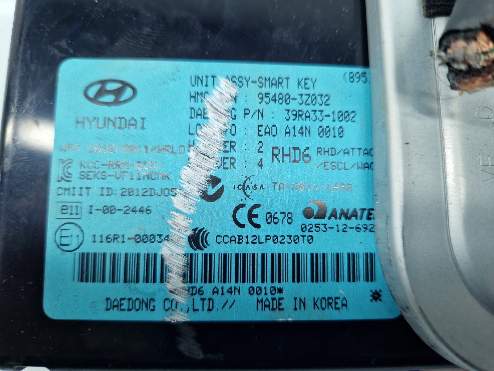 Modul confort Hyundai i40 Wagon [Fabr 2012-2019] 95480-3Z032 - imagine 4