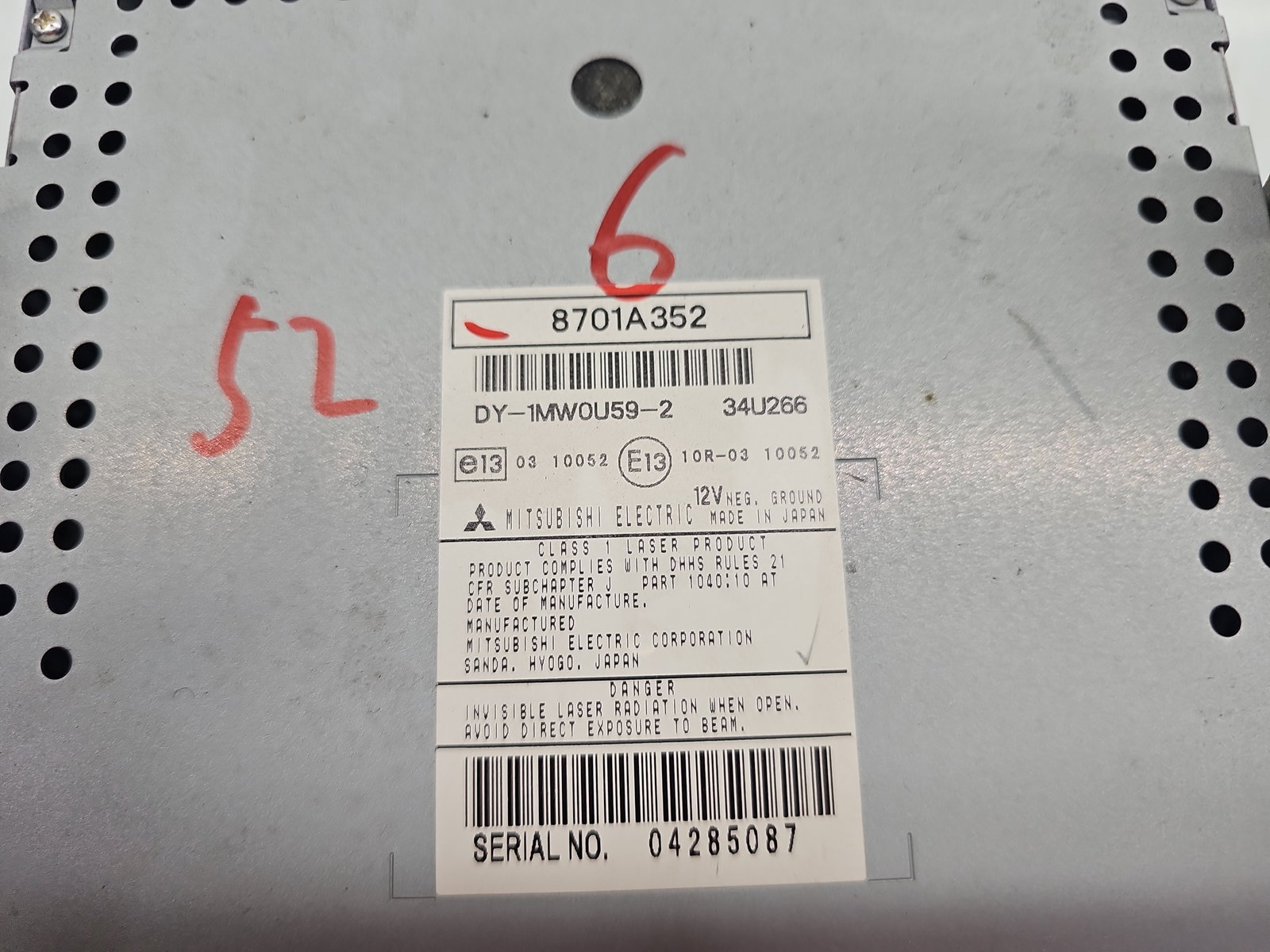 Unitate multimedia MITSUBISHI ASX (GA) [Fabr 2010-2020] 8701A352 - imagine 5