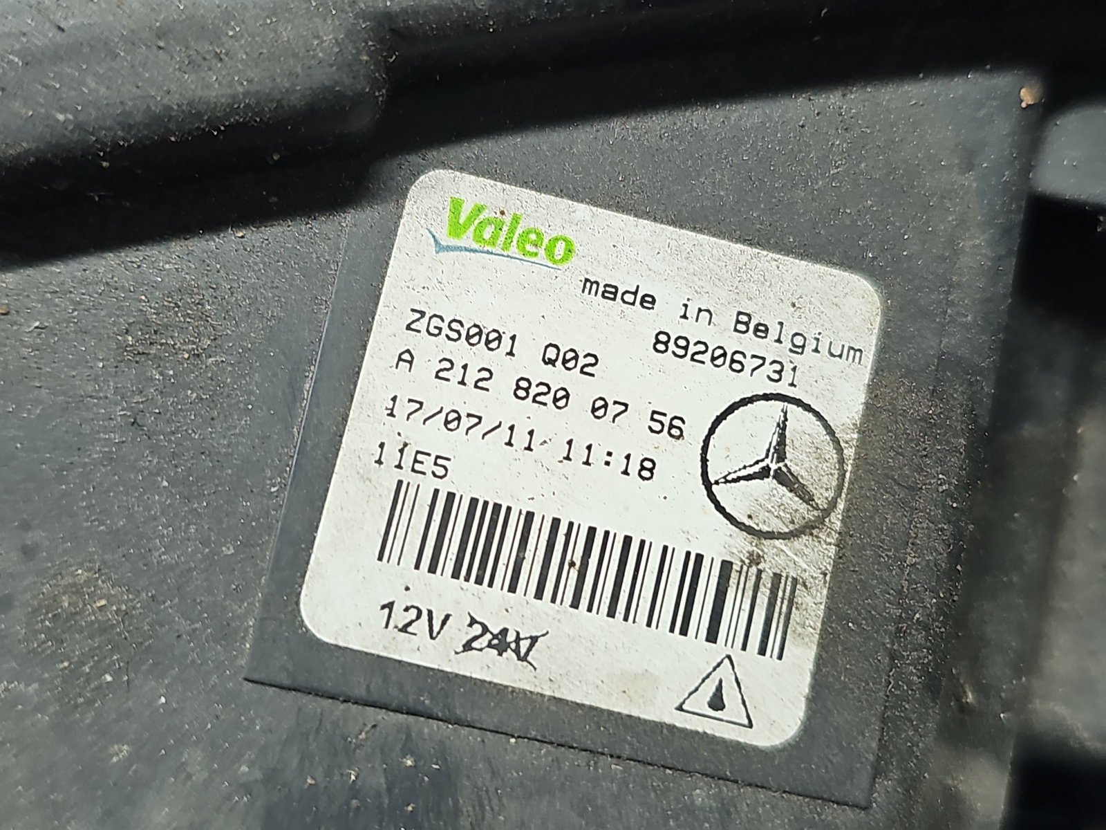 Proiector daylight stanga Mercedes Clasa E (W212) [Fabr 2009-2016] Break AMG A2128200756 - imagine 5