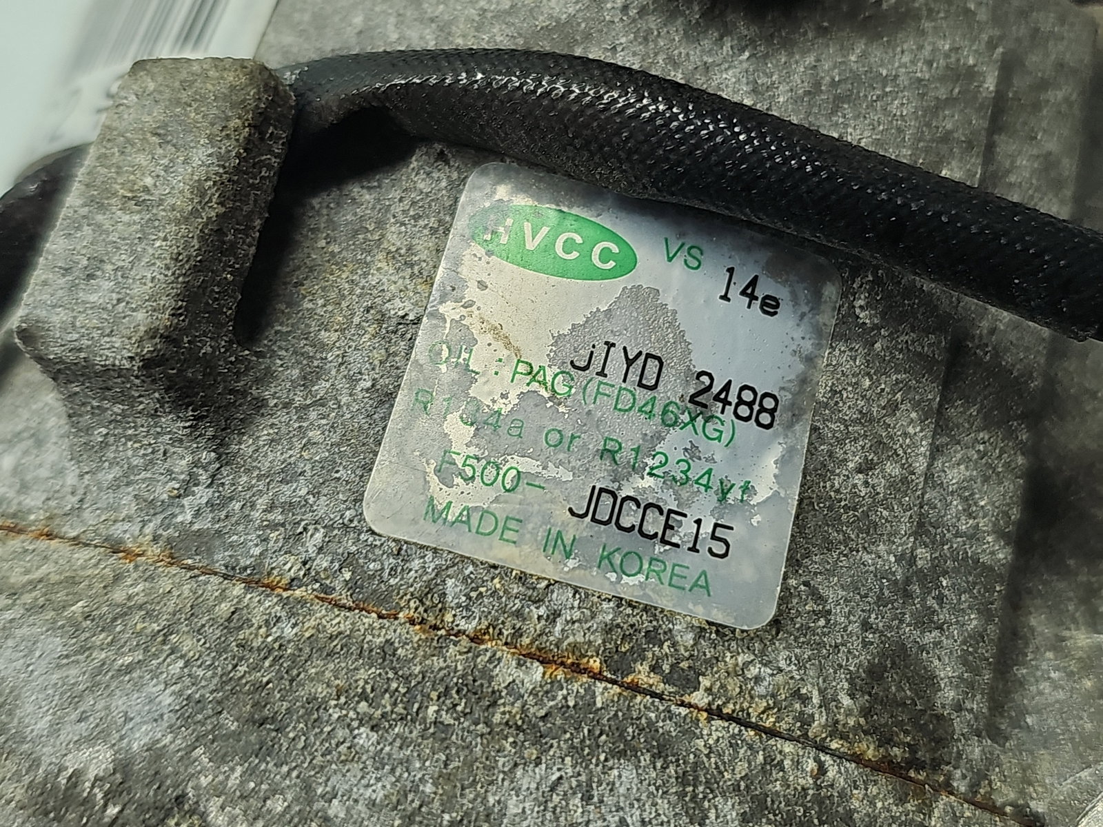 Compresor clima KIA Ceed (JD) [Fabr 2012-2018] F500-JDCCE15 1.6 CRDI D4FB 100KW / 136CP - imagine 7