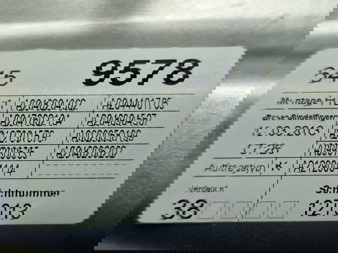 Macara electrica geam stanga spate Mercedes Clasa C (W204) [Fabr 2007-2014] Berlina Facelift, AMG A2048204302