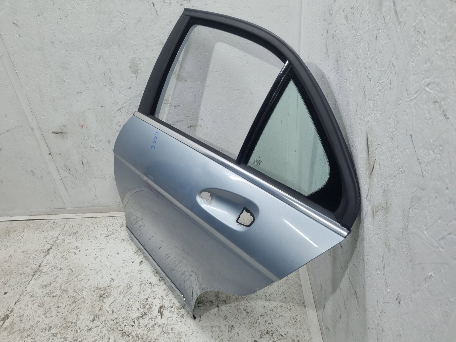 Usa stanga spate Mercedes Clasa C (W204) [Fabr 2007-2014] Berlina Facelift, AMG 988U Argintiu Diamat - imagine 4