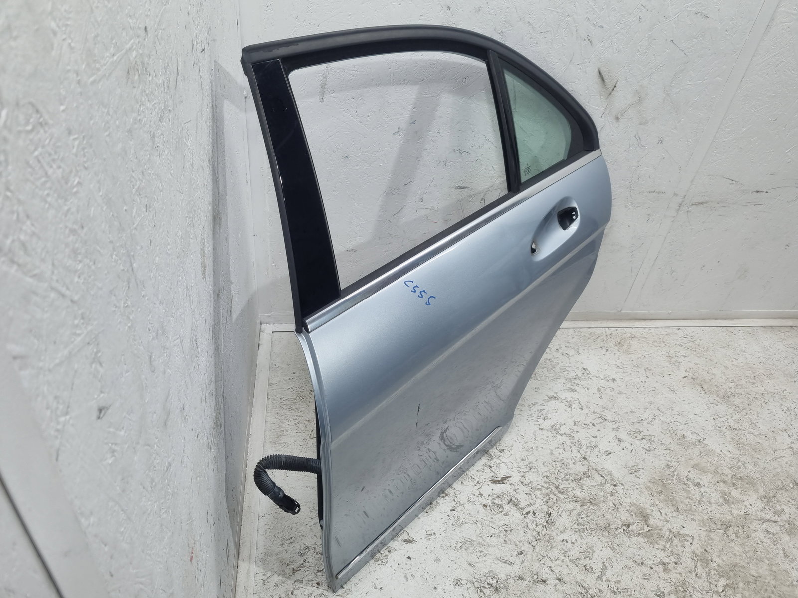 Usa stanga spate Mercedes Clasa C (W204) [Fabr 2007-2014] Berlina Facelift, AMG 988U Argintiu Diamat - imagine 5