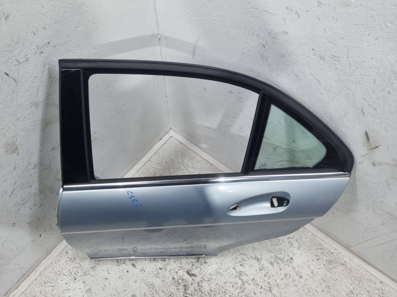 Usa stanga spate Mercedes Clasa C (W204) [Fabr 2007-2014] Berlina Facelift, AMG 988U Argintiu Diamat - imagine 6