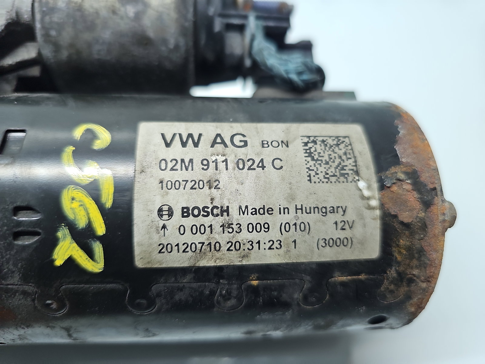 Electromotor AUDI A3 Sportback (8PA) [Fabr 2004-2013] 02M901024C 2.0 TDI CFFB 103KW / 140CP - imagine 5