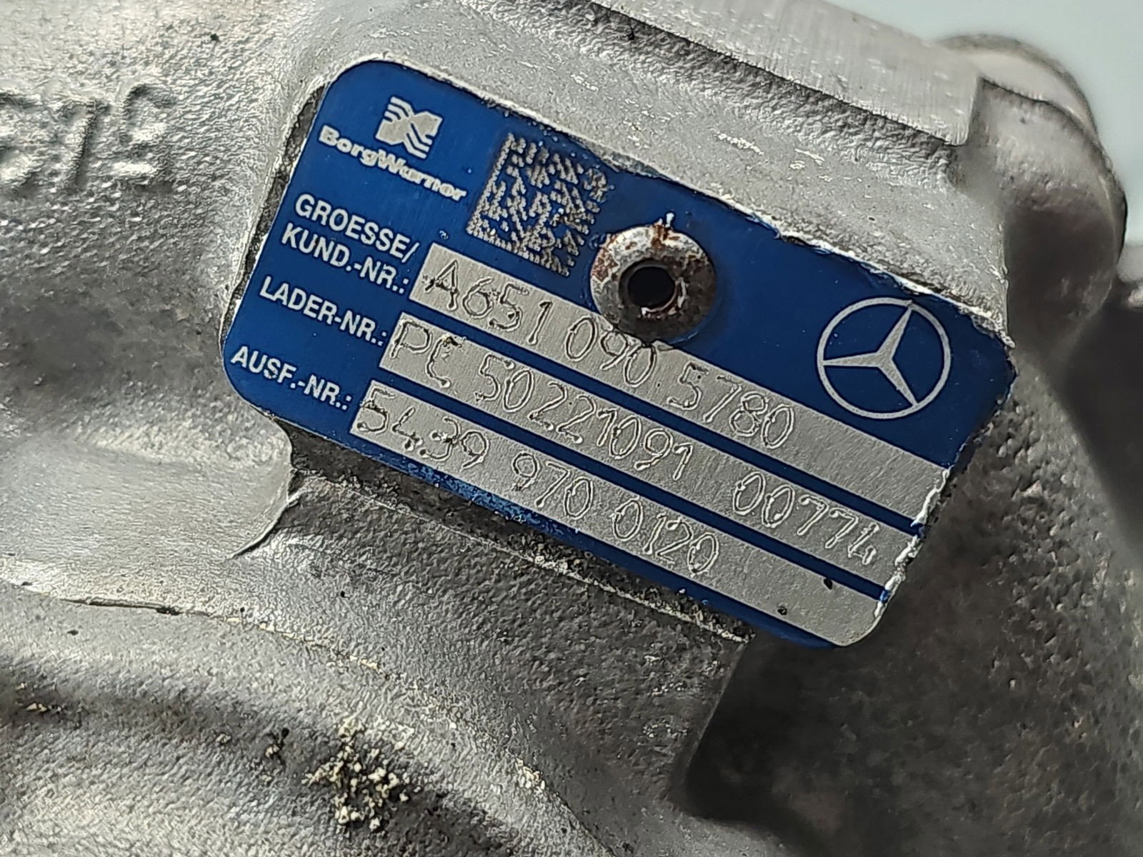 Turbina Mercedes CLS (C218) [Fabr 2011-2018] A6510905780/A6510902880 2.2 CDI 651911 150KW / 204CP - imagine 3