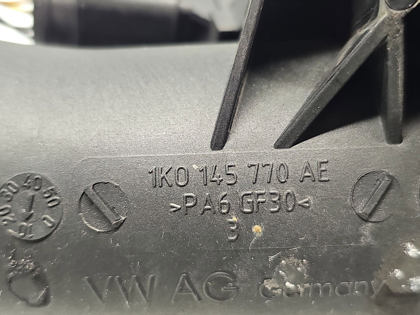 Tub intercooler Volkswagen Passat B7 (362) [Fabr 2010-2014] 1K0145770AE 2.0 TDI CFFB 103KW / 140CP - imagine 2