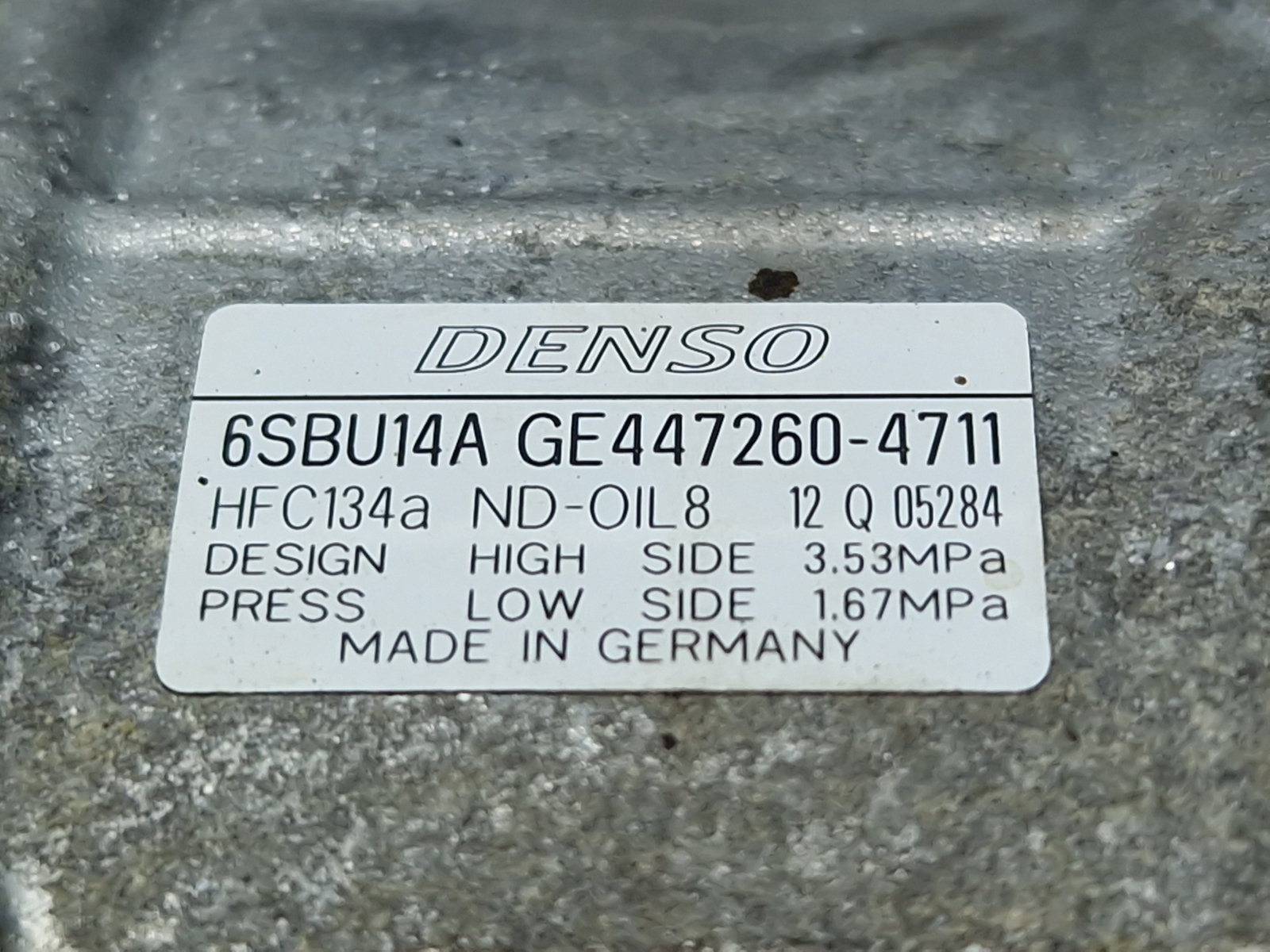 Compresor clima Bmw 5 (F10) [Fabr 2011-2016] 447260-4711 2.0 N47D20 135KW / 184CP - imagine 6