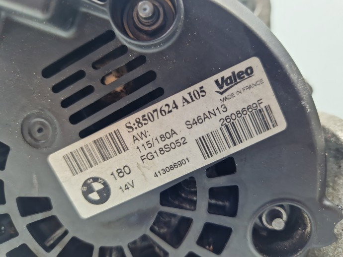Alternator Bmw 5 (F10) [Fabr 2011-2016] 8507624 2.0 N47D20 135KW / 184CP
