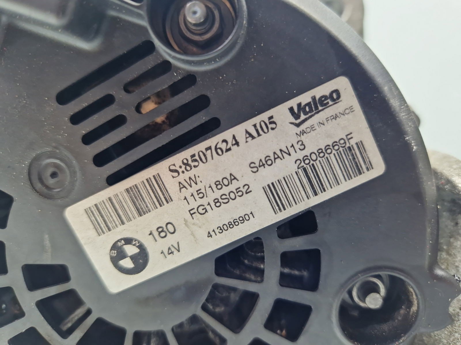 Alternator Bmw X3 (F25) [Fabr 2010-2017] 8507624 2.0 N47D20 135KW / 184CP - imagine 2