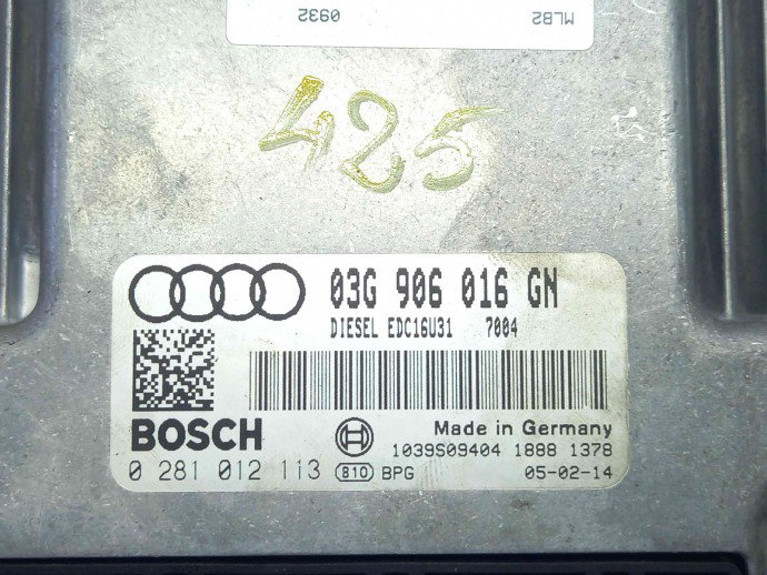 Calculator motor ECU 03G906016GN Audi A4 (8EC, B7) [Fabr 2004-2008] 2.0 BLB